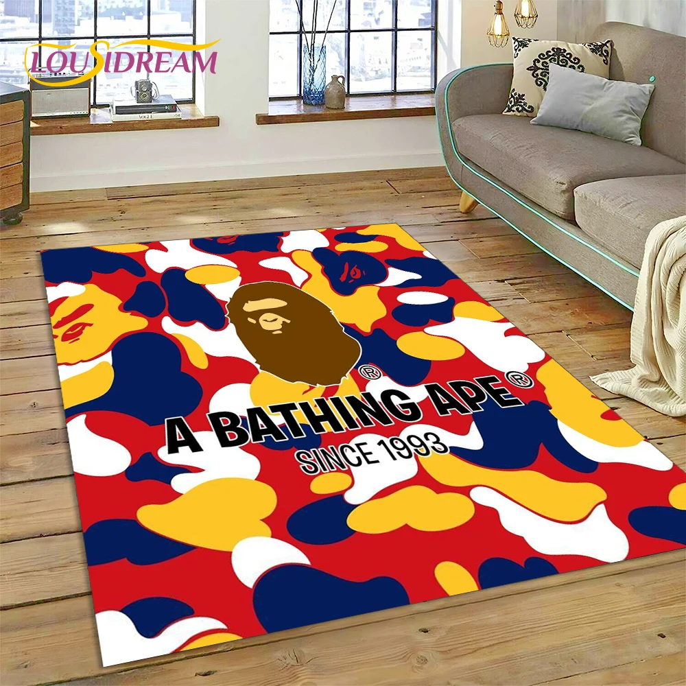 Kids Outdoor Lounge - Tappeto 3D B-BAPE alla Moda per