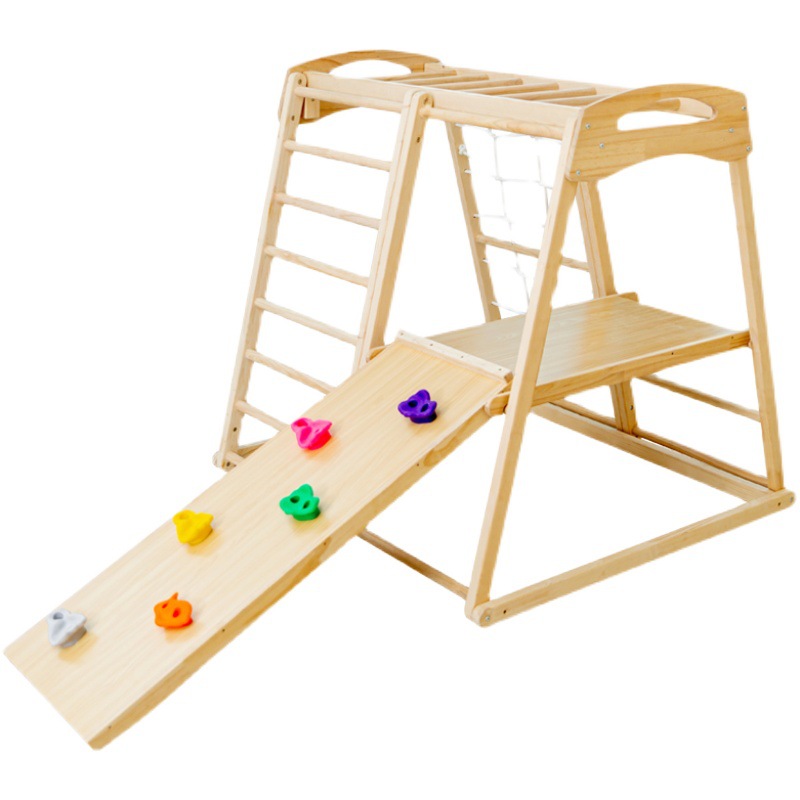 Kids Outdoor Wooden Climbing Frame - Struttura da Arrampicata per Bambini in