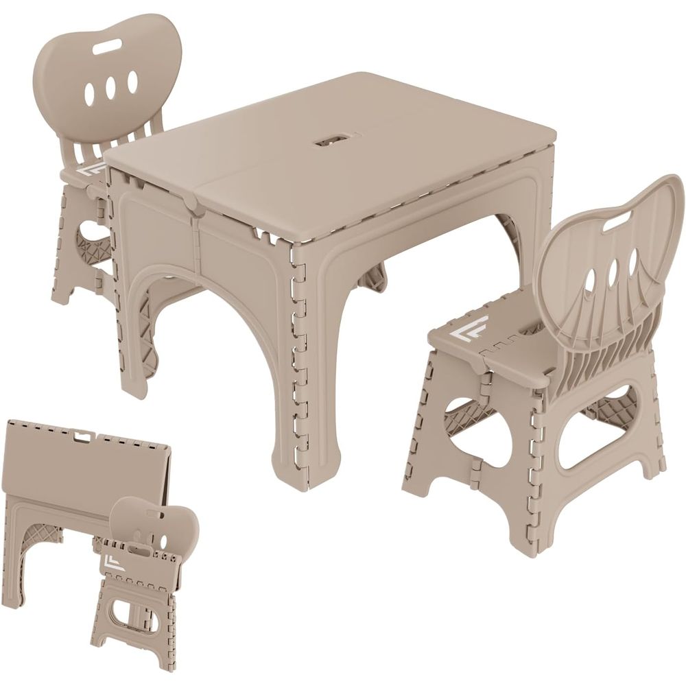 Kids Outdoor Chair And Table - Set di tavolo e sedie pieghevoli