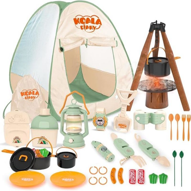 Kids Outdoor Tent - Set da campeggio per bambini Giocattoli
