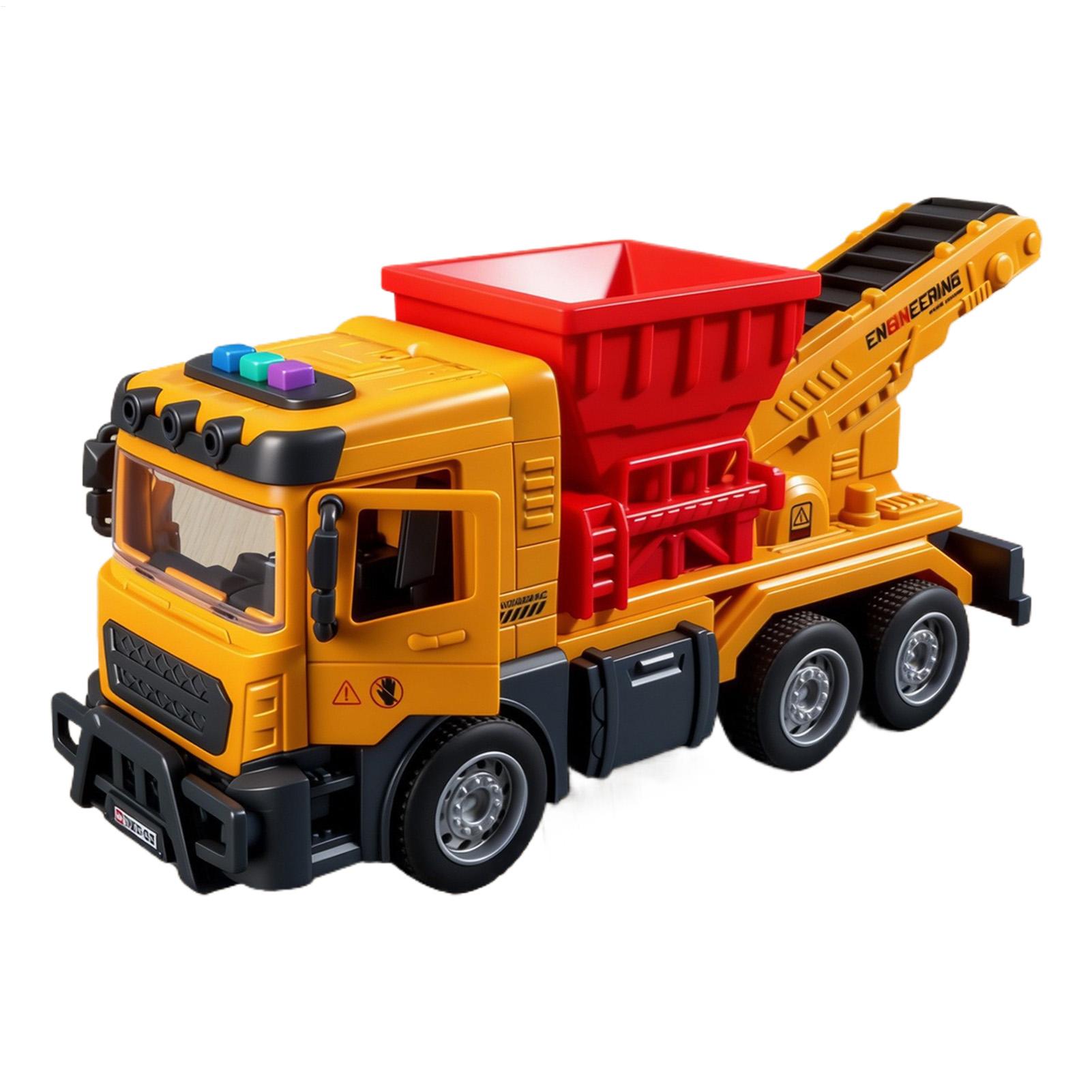 Kids Outdoor Dump Truck - Camion Giocattolo Elettrico con Funzione Ribaltabile,