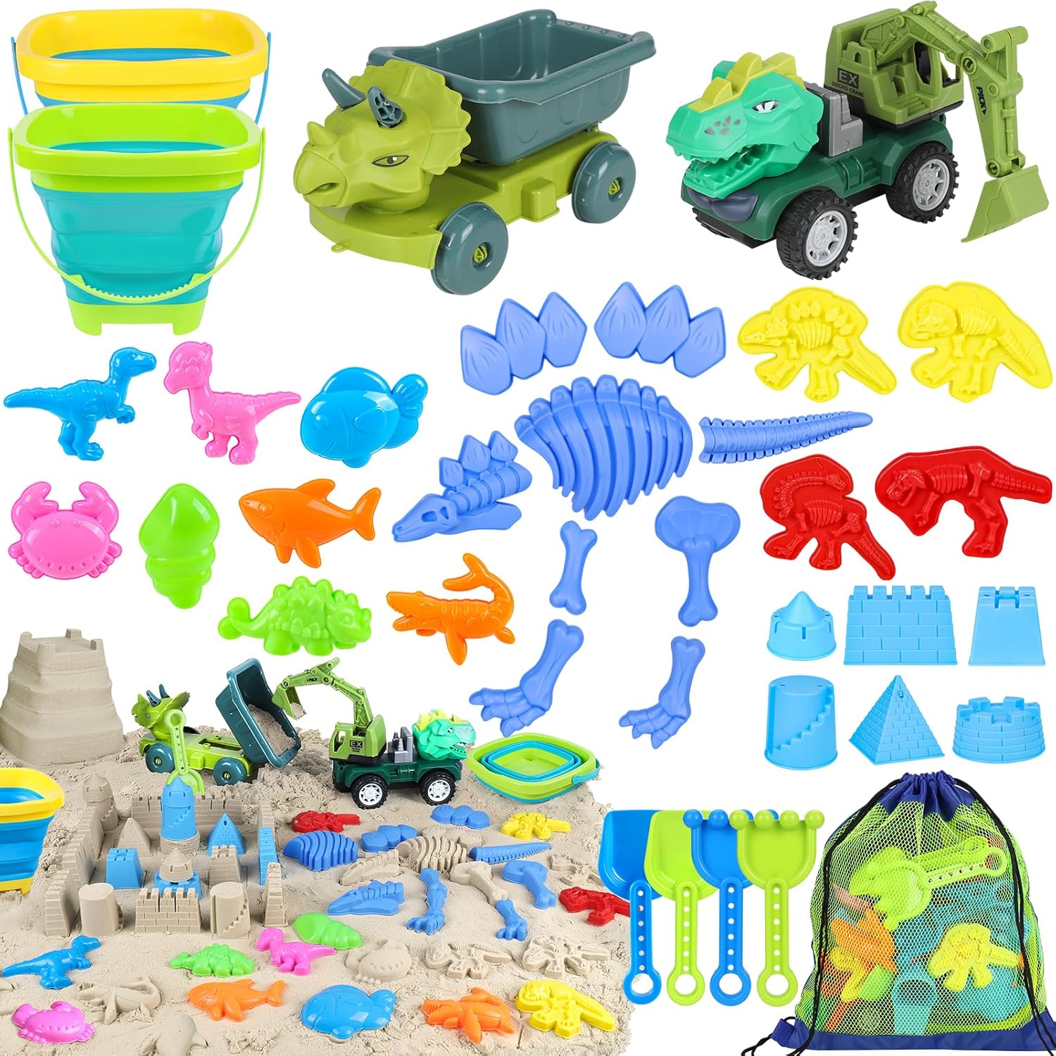 Kids Outdoor Dump Truck - Set da Spiaggia per Bambini con