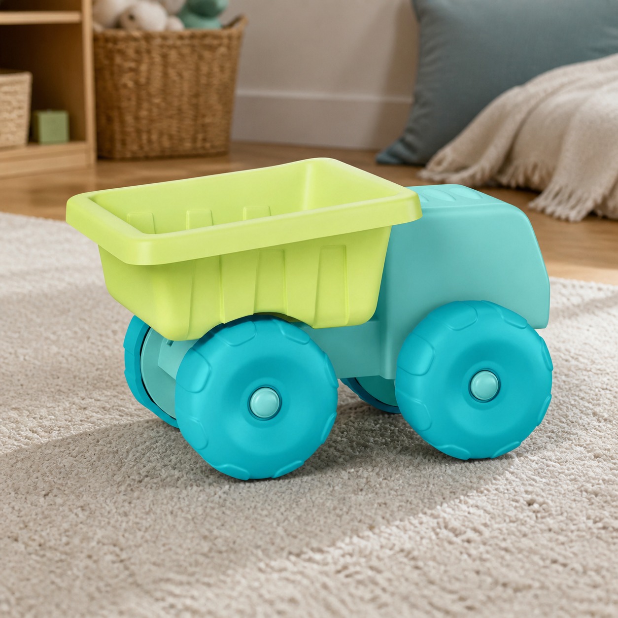 Kids Outdoor Dump Truck - Camion Ribaltabile Giocattolo da Spiaggia in