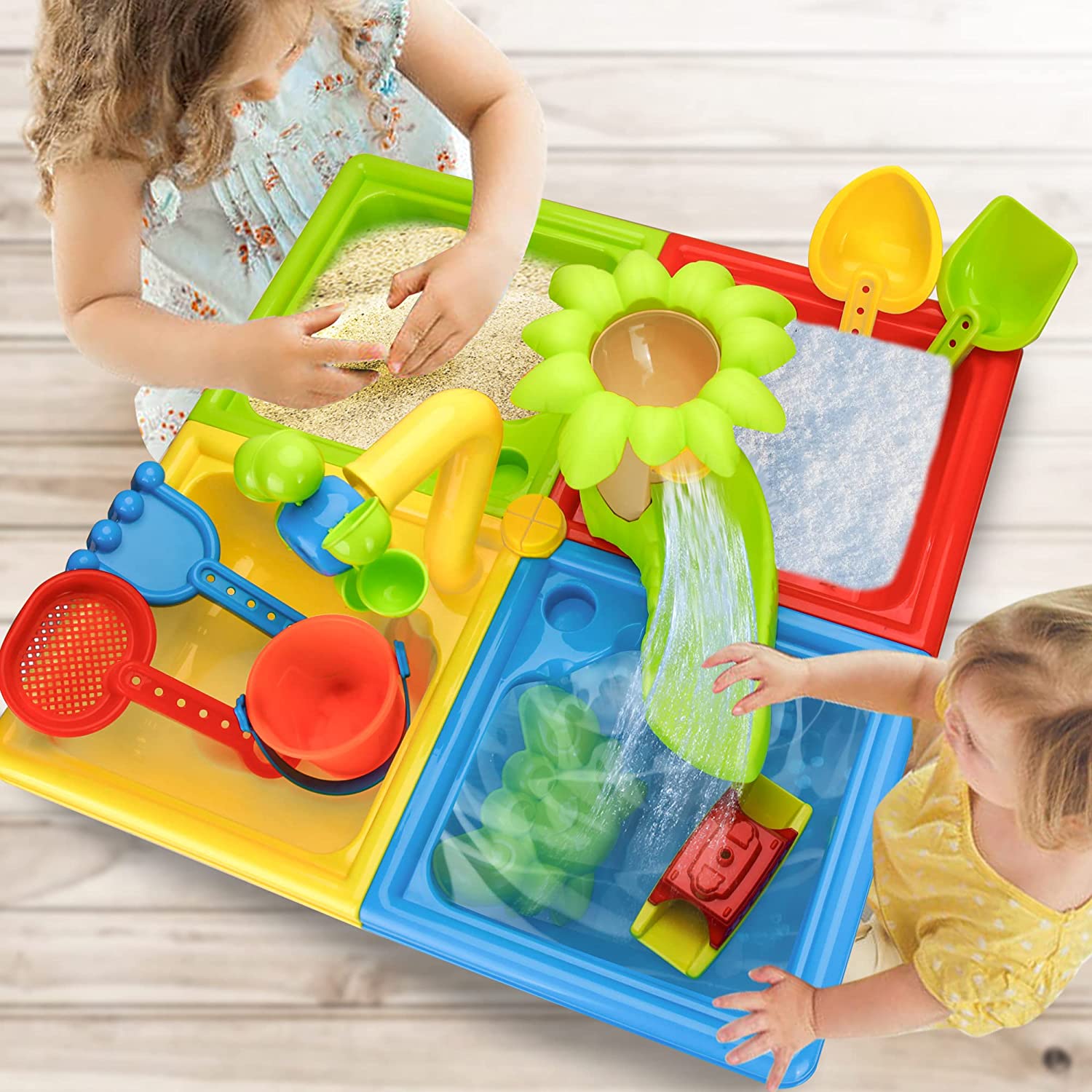 Beach Table Sand Play Toys gio - Kids Outdoor Water Play Table recensione e prezzo