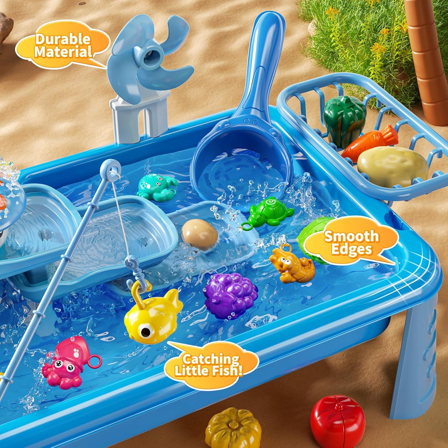 Tavolo d'acqua per bambini con - Kids Outdoor Water Play Table recensione e prezzo