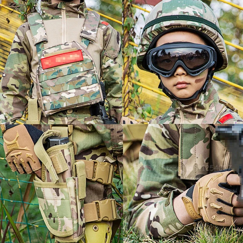 Tuta mimetica tattica per bamb - Kids Outdoor Youtube recensione e prezzo