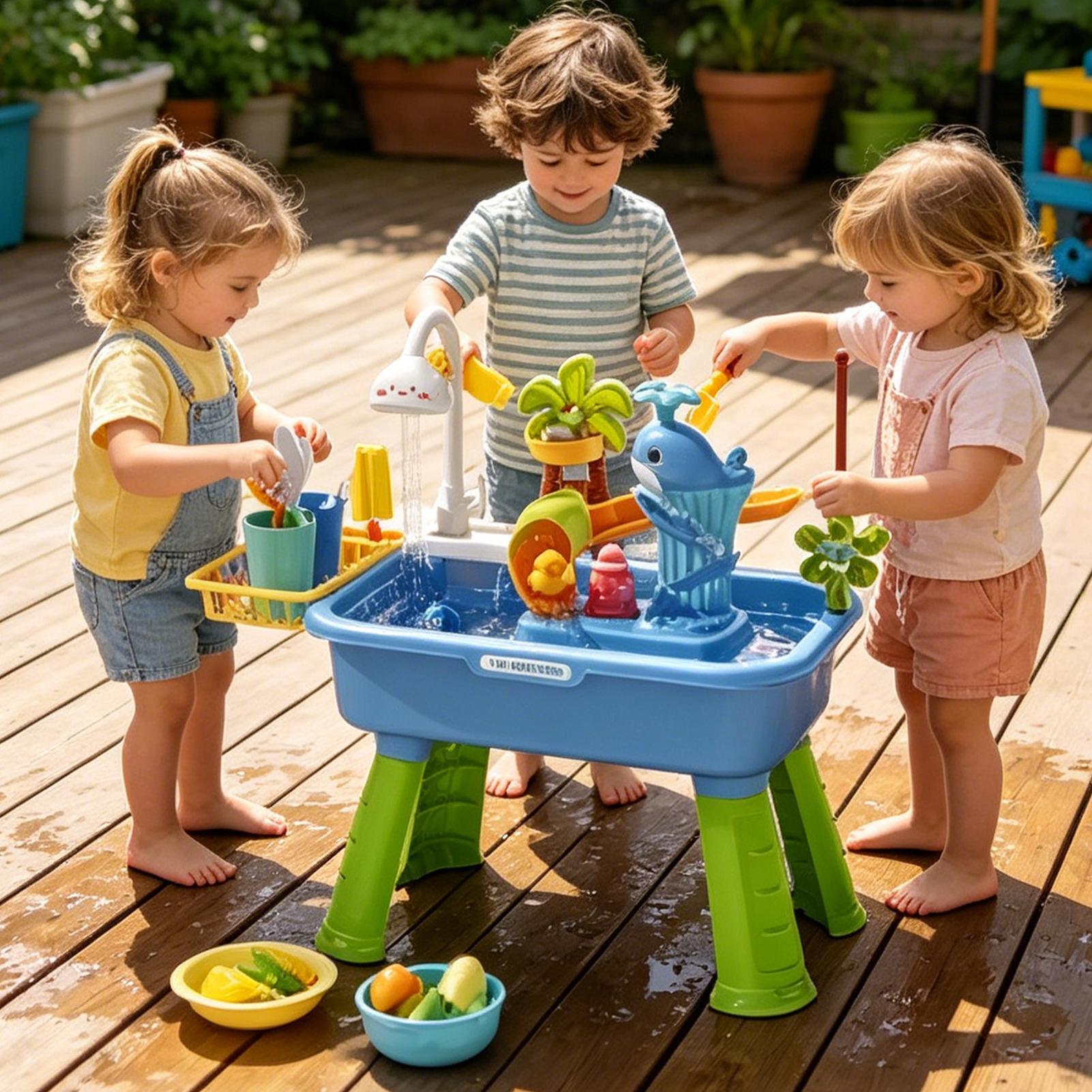 Giocattoli da cucina per bambi - Kids Outdoor Water Play Table recensione e prezzo