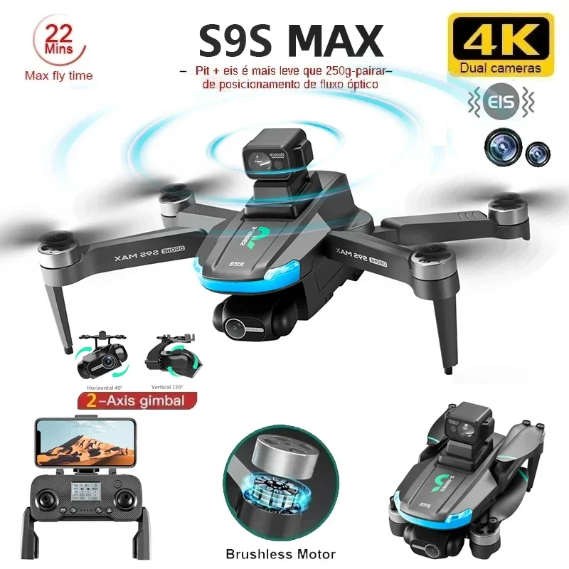 NUOVO S9S MAX MINI Drone 4K 2  - Kids Outdoor Toy Storage recensione e prezzo
