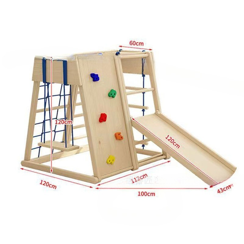 Struttura da Arrampicata in Le - Kids Outdoor Wooden Climbing Frame recensione e prezzo