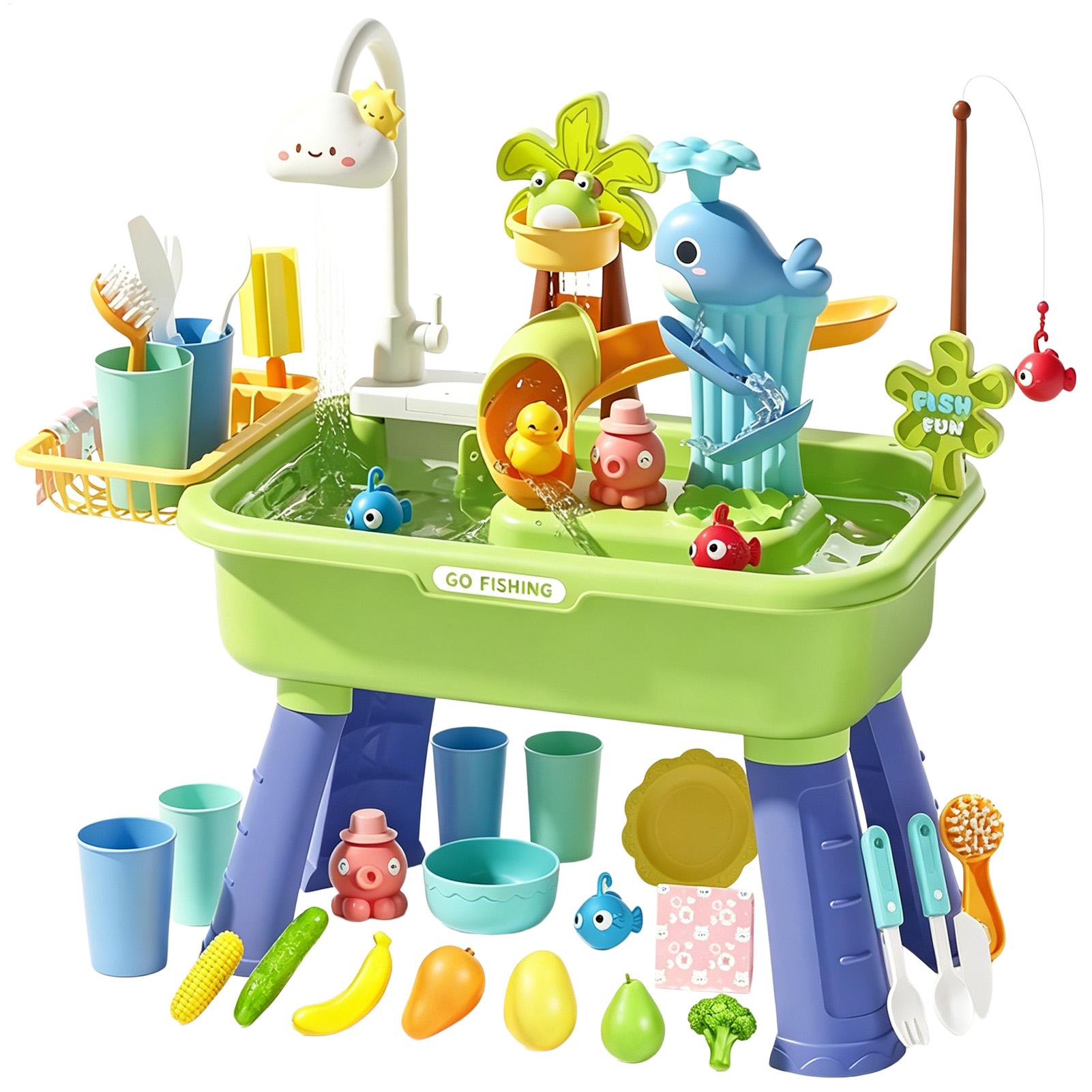 Tavolo d'Acqua per Bambini con - Kids Outdoor Water Play Table recensione e prezzo