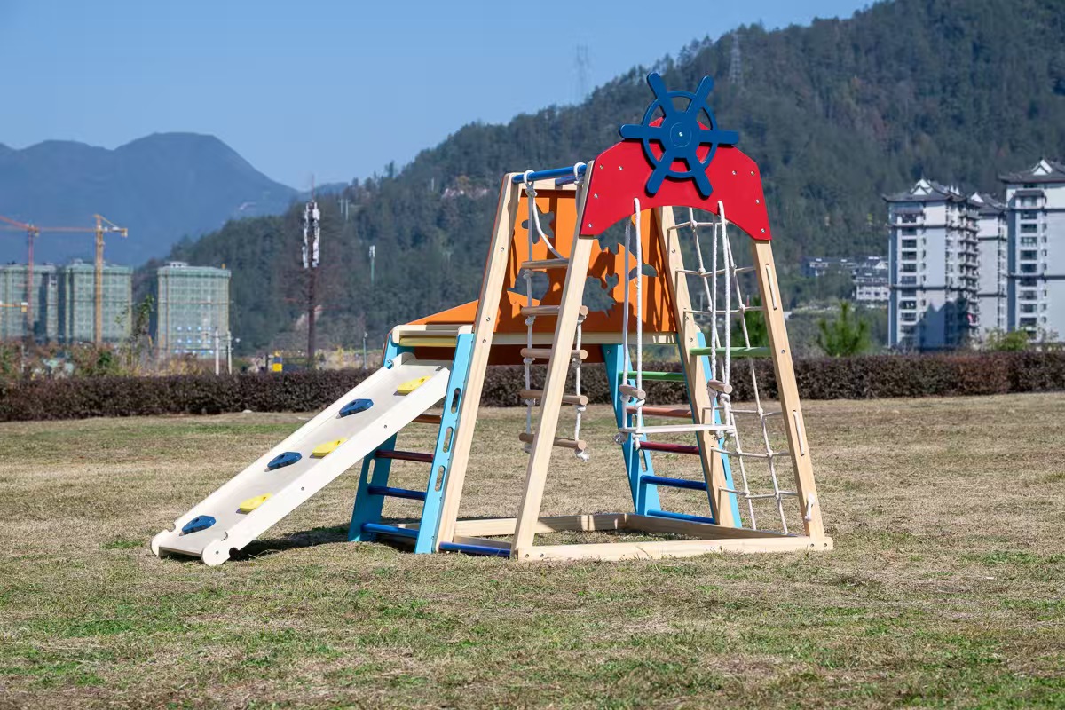 Grande Struttura per Arrampica - Kids Outdoor Wooden Climbing Frame recensione e prezzo