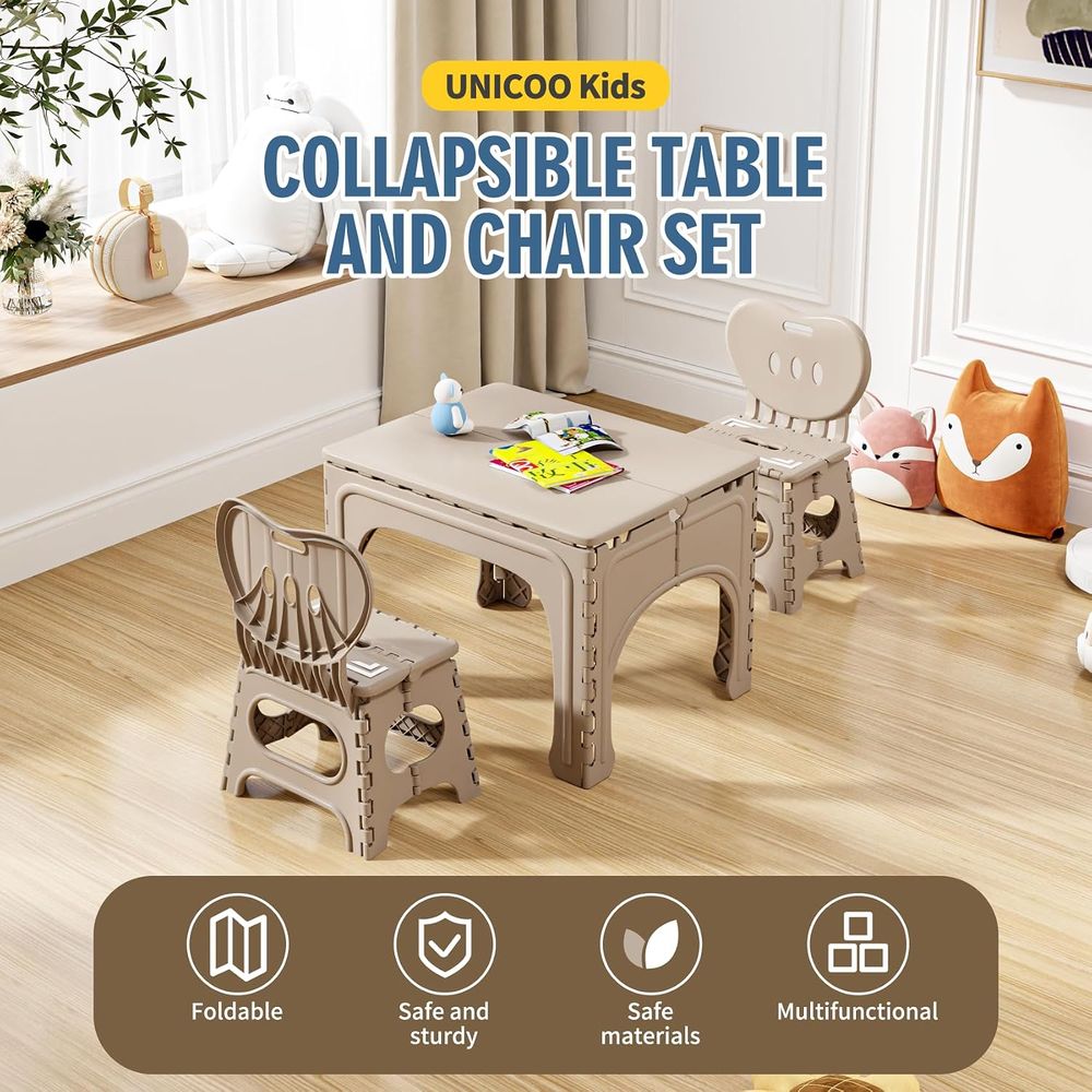 Set di tavolo e sedie pieghevo - Kids Outdoor Chair And Table recensione e prezzo