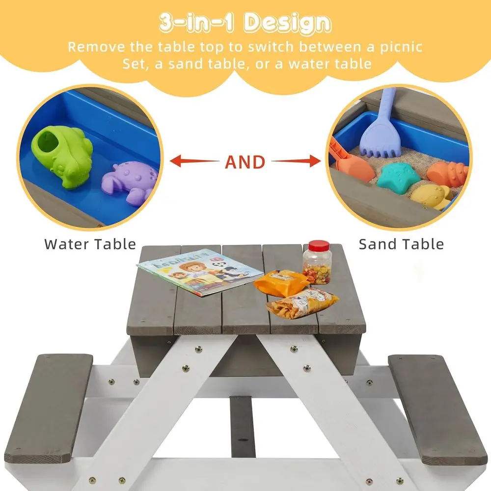 Tavolo da Picnic Convertibile  - Kids Outdoor Water Play Table recensione e prezzo