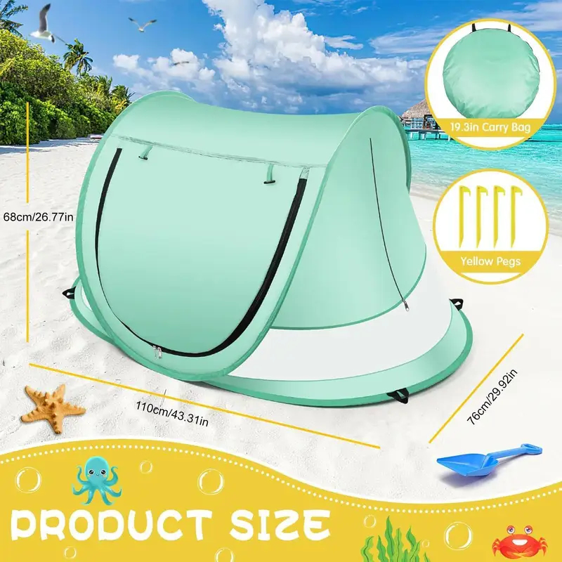 Tenda da spiaggia per bambini, - Kids Outdoor Dome recensione e prezzo