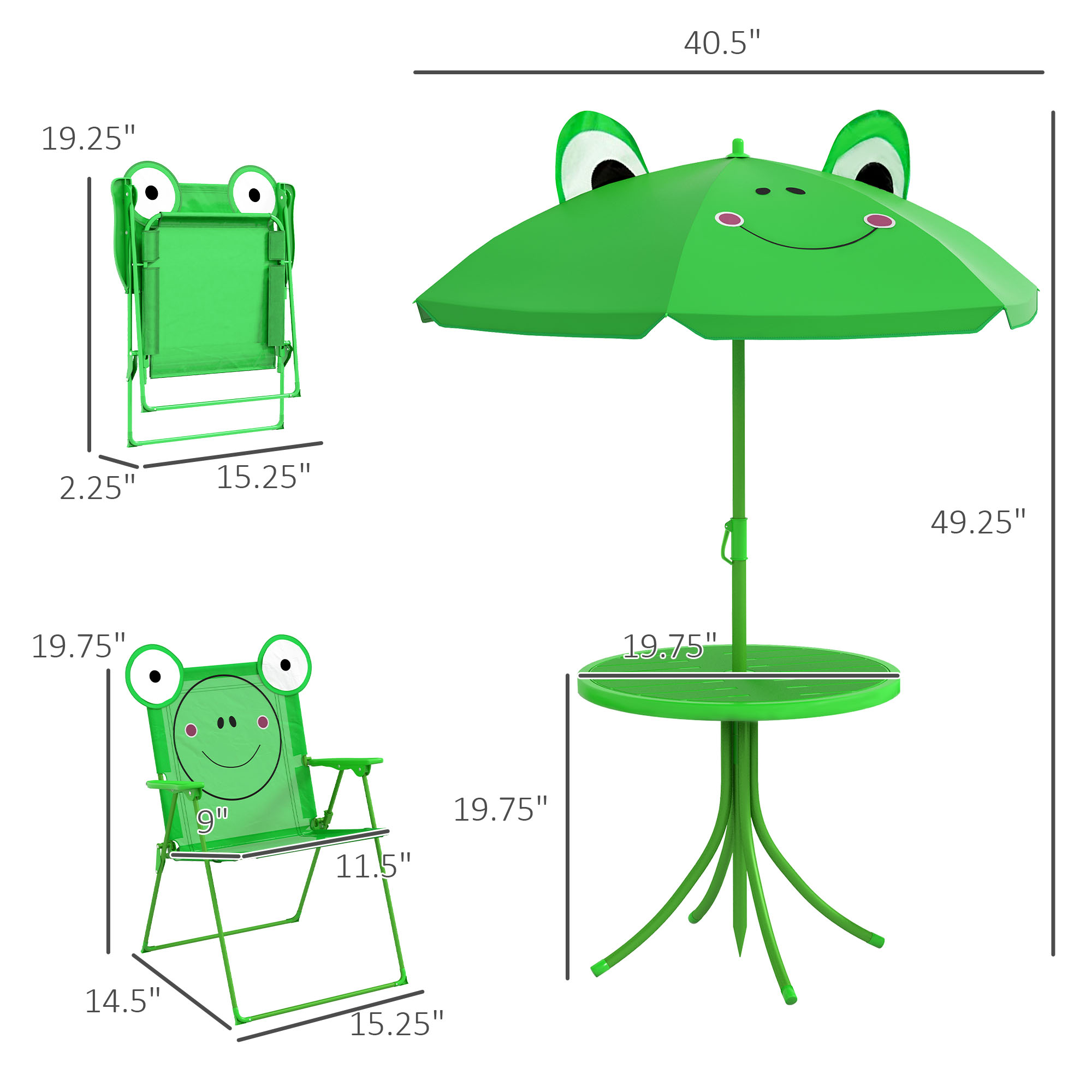 Set Tavolo e Sedie per Bambini - Kids Outdoor Chair And Table recensione e prezzo