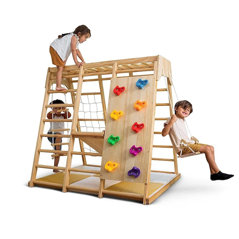 Attrezzatura per Parco Giochi  - Kids Outdoor Wooden Climbing Frame recensione e prezzo
