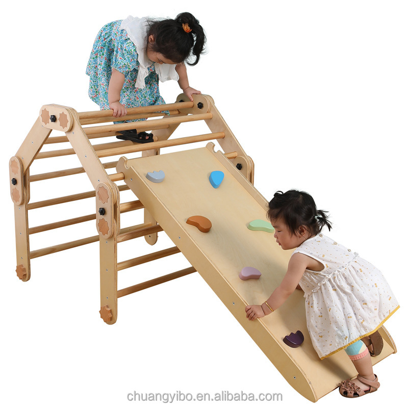 Struttura per Arrampicata in L - Kids Outdoor Wooden Climbing Frame recensione e prezzo
