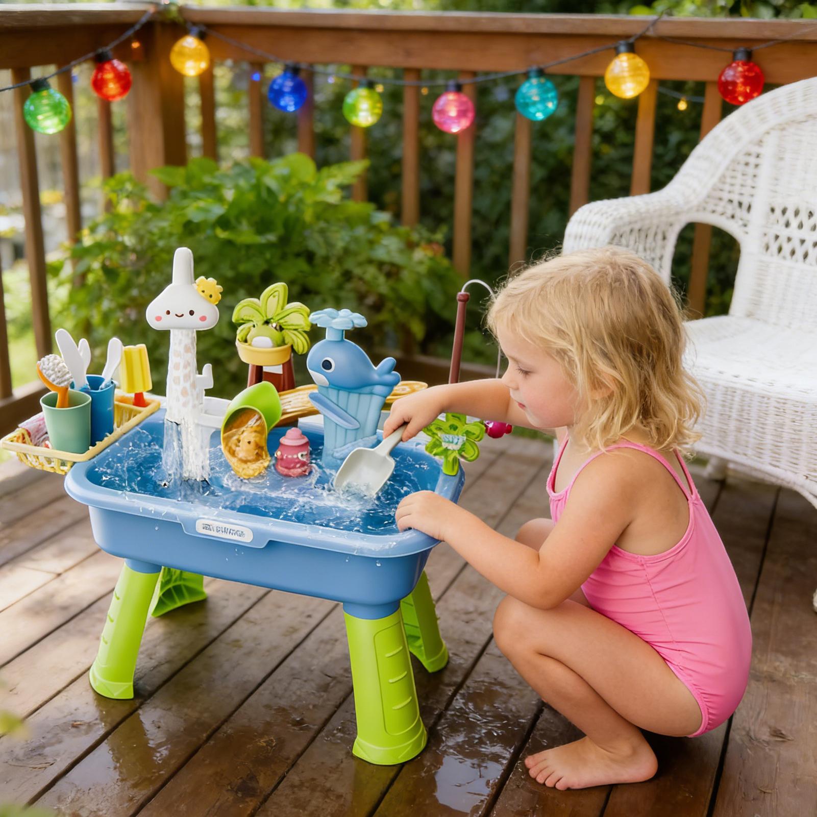Giocattolo da spiaggia per bam - Kids Outdoor Water Play Table recensione e prezzo