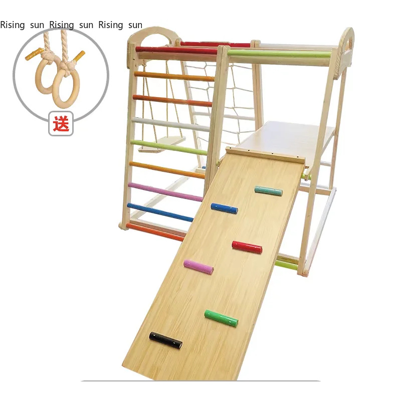 Struttura da Arrampicata in Le - Kids Outdoor Wooden Climbing Frame recensione e prezzo