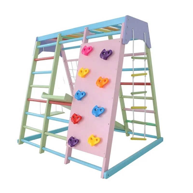 Set da arrampicata in legno pe - Kids Outdoor Wooden Climbing Frame recensione e prezzo