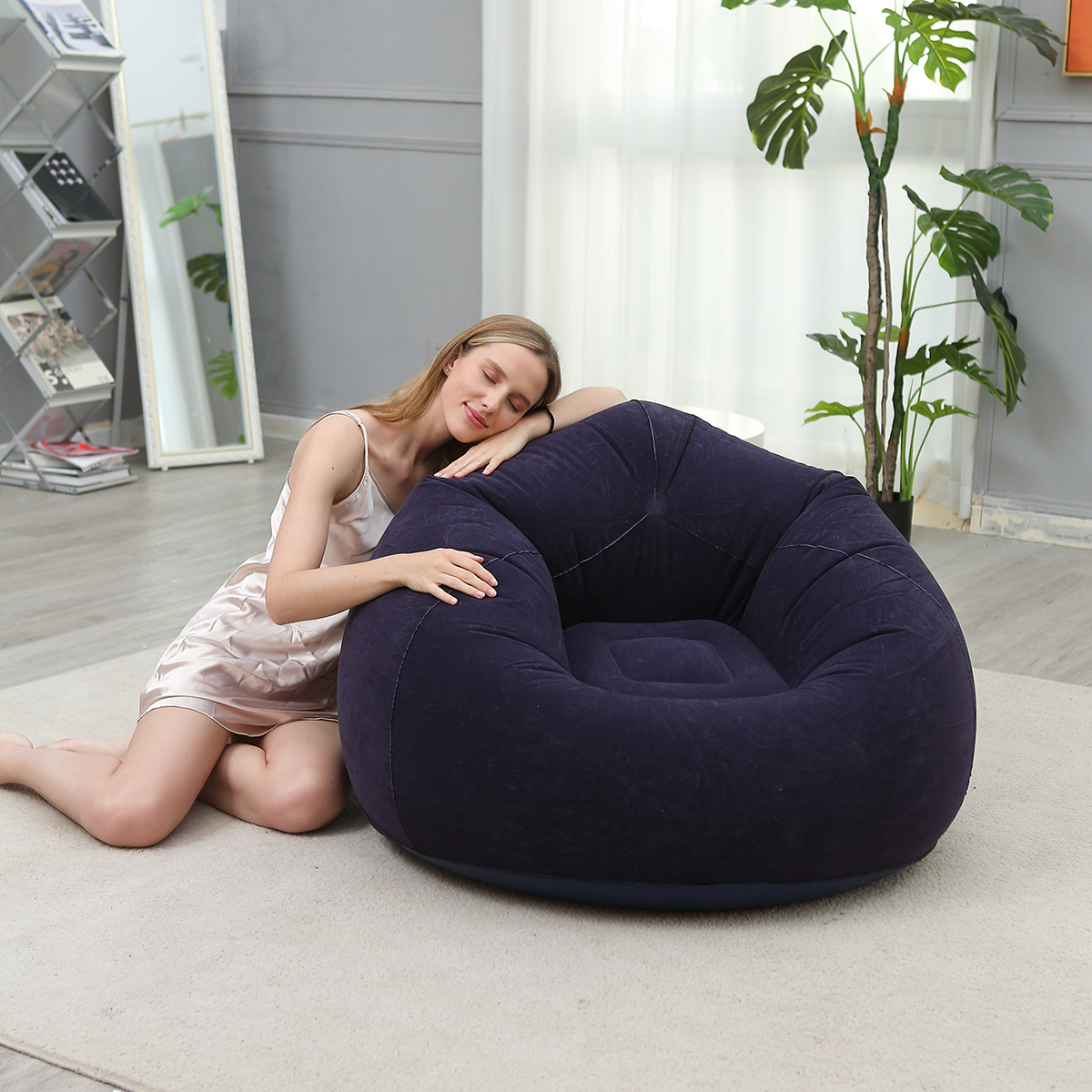 Divano Gonfiabile Rotondo per  - Kids Outdoor Bean Bag Chair recensione e prezzo